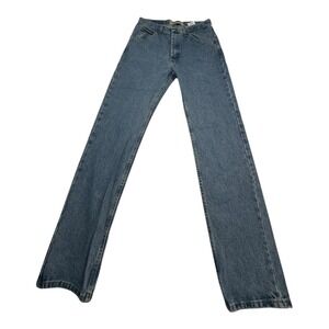 Wrangler Authentics Mens Jeans 31x34 Blue Denim Classic Fit Straight Leg